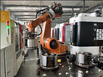Industrial robot machine tool loading and unloading – wordpress